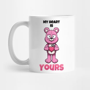 My Heart Is Yours Teddy Bear Mug